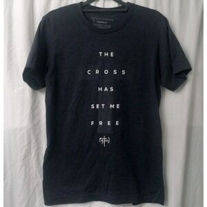 Not Of This World Graphic Tee T-Shirt Size M The Cross Has Set Me Free